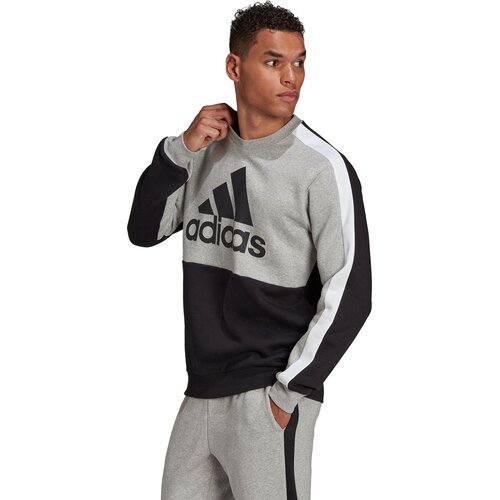 ADIDAS HERREN ESSENTIALS COLORBLOCK FLEECE SWEATSHIRT
