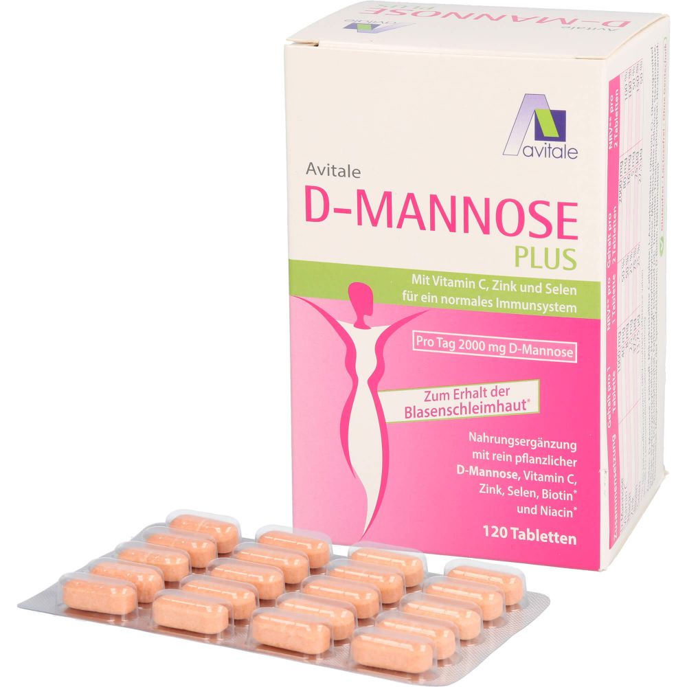 D-MANNOSE PLUS 2000 mg Tabl.m.Vit.u.Mineralstof.