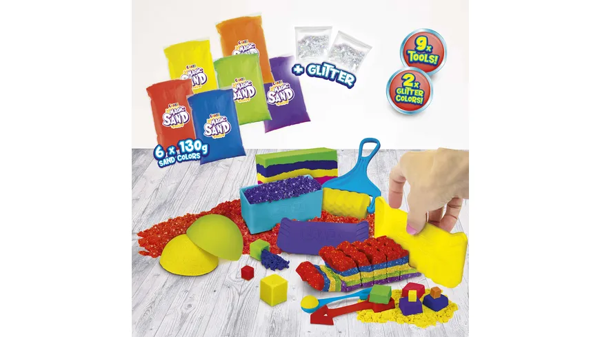 CRAZE - MAGIC SAND SANDAMAZING Rainbow Studio 780 g