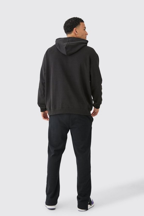 Oversize Hoodie mit Nirvana-Print