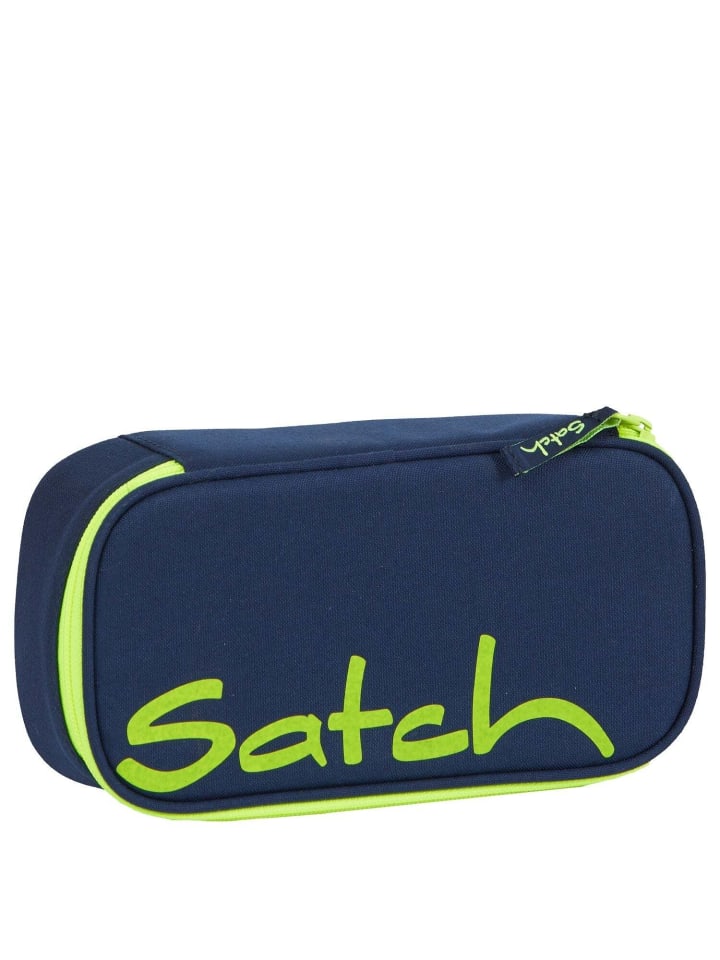 Satch Zubehör  pencil box 2025- Schlampermäppchen 22 cm (nordic forest green) in Toxic Yellow günstig kaufen onesize