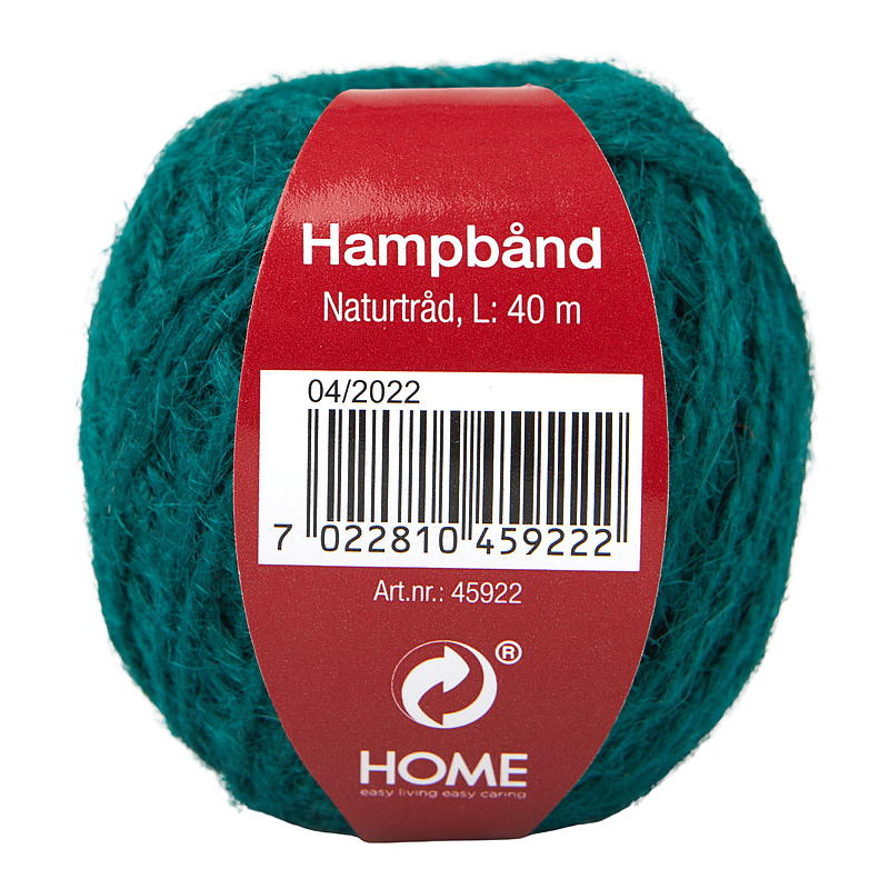 Home Bånd hamp 40 m natur