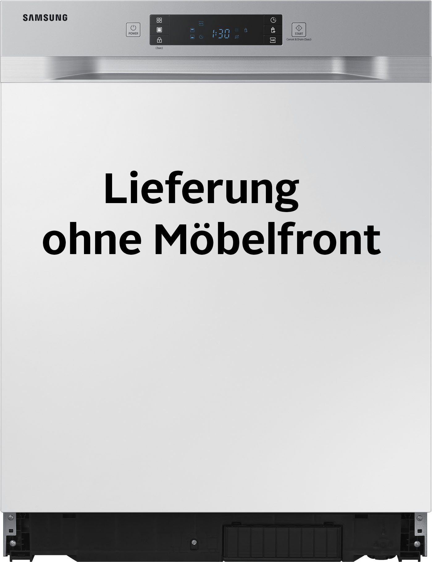 Samsung teilintegrierbarer Geschirrspüler, DW60CG550SSR, 14 Maßgedecke