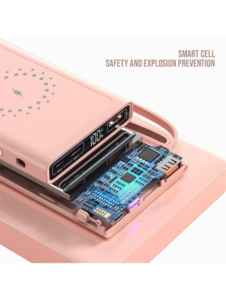SmartCase Powerbank in Rosa - 30.000 mAh günstig kaufen onesize