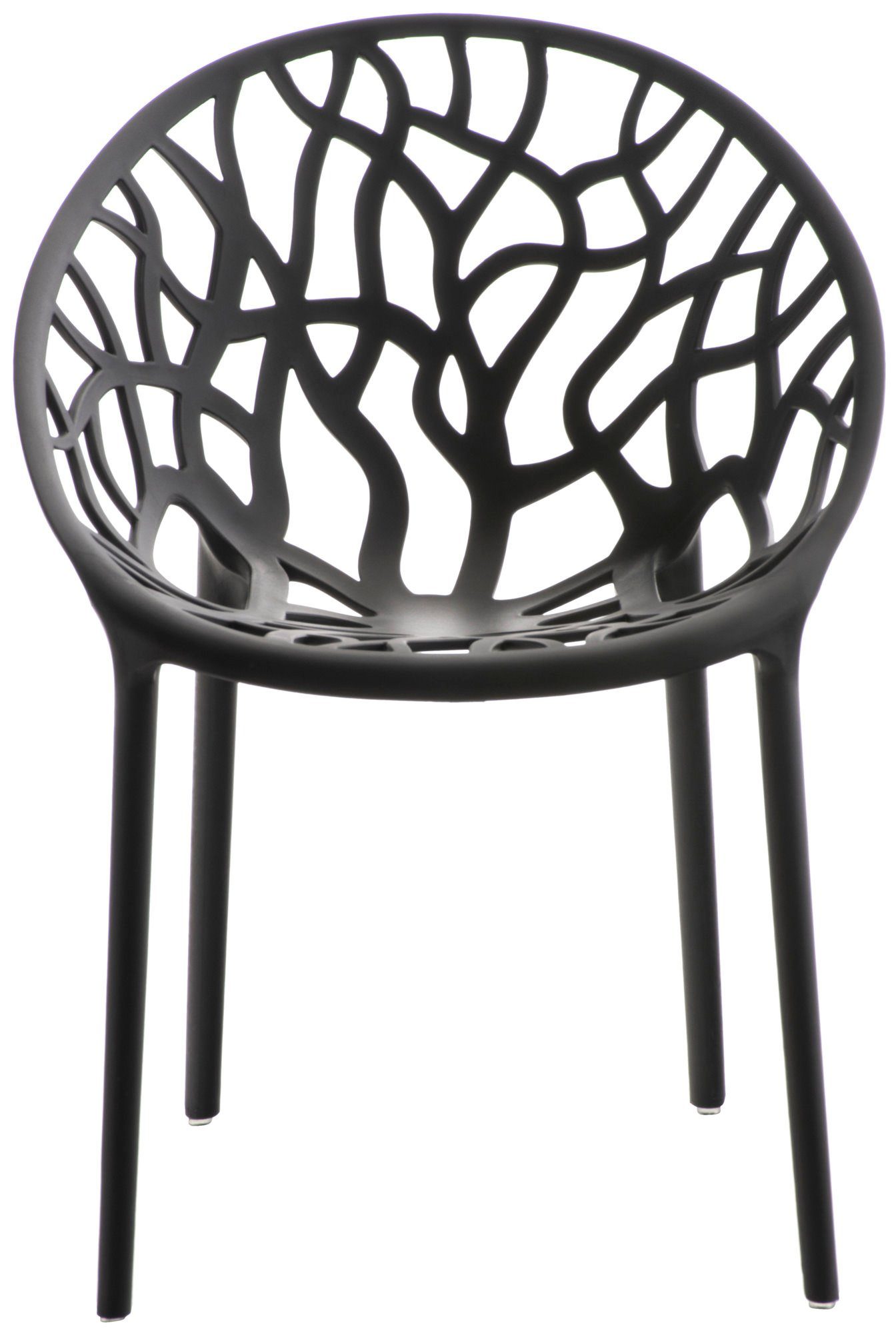 CLP Gartenstuhl Hope (4er Set), stapelbar & wetterbeständig, modern