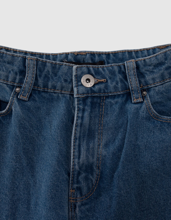 Jean MOM bleu clair coton bio 7/8e fille