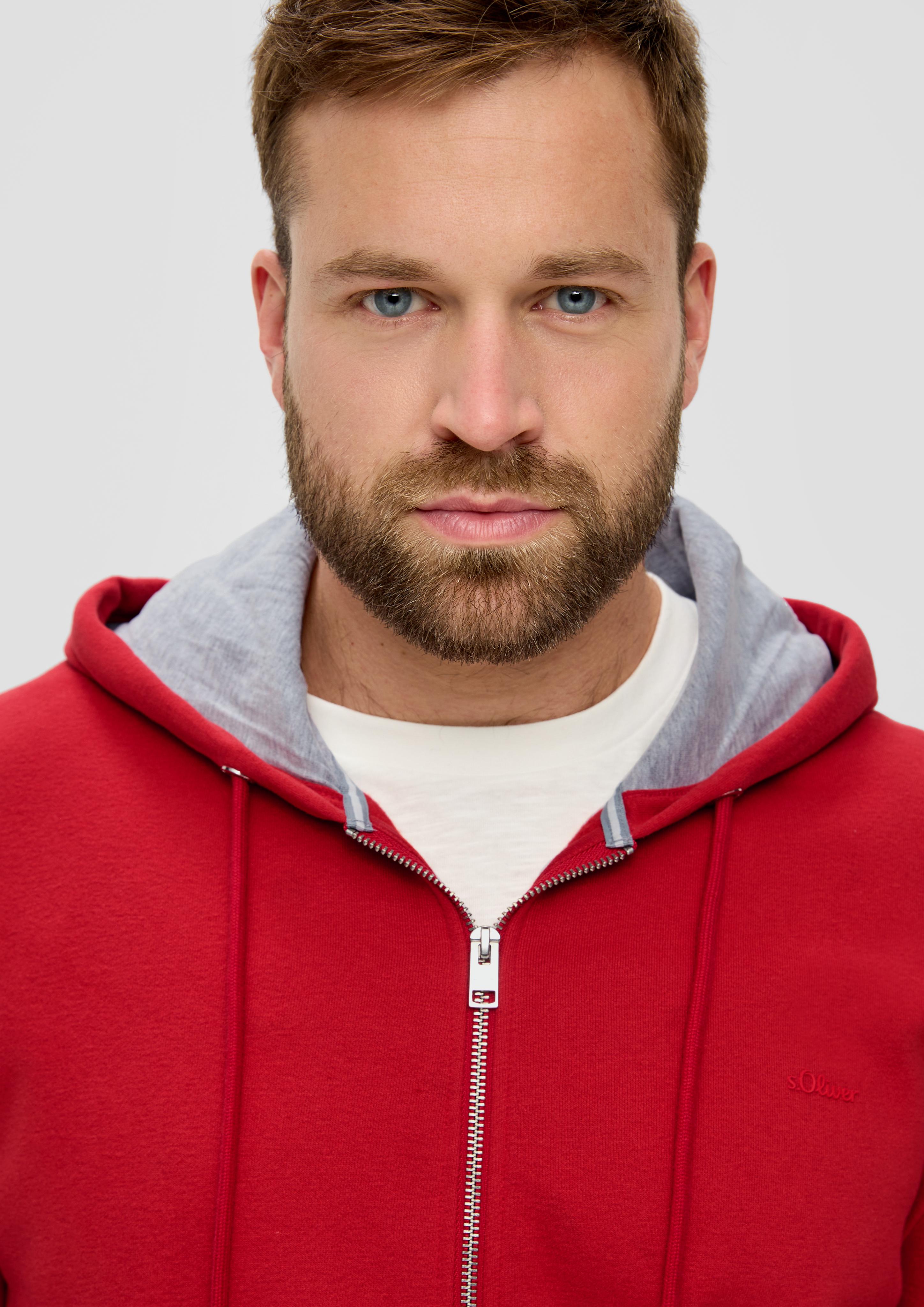 Sweatshirt-Jacke mit Kapuze  2139744-3162