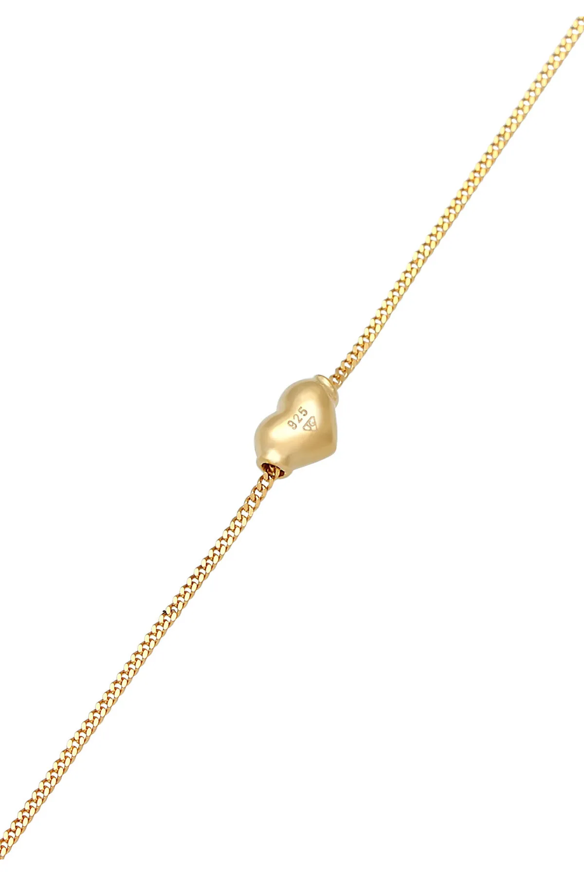 ELLI  Fußschmuck Kinder Herz Liebe Hübsch 925 Silber