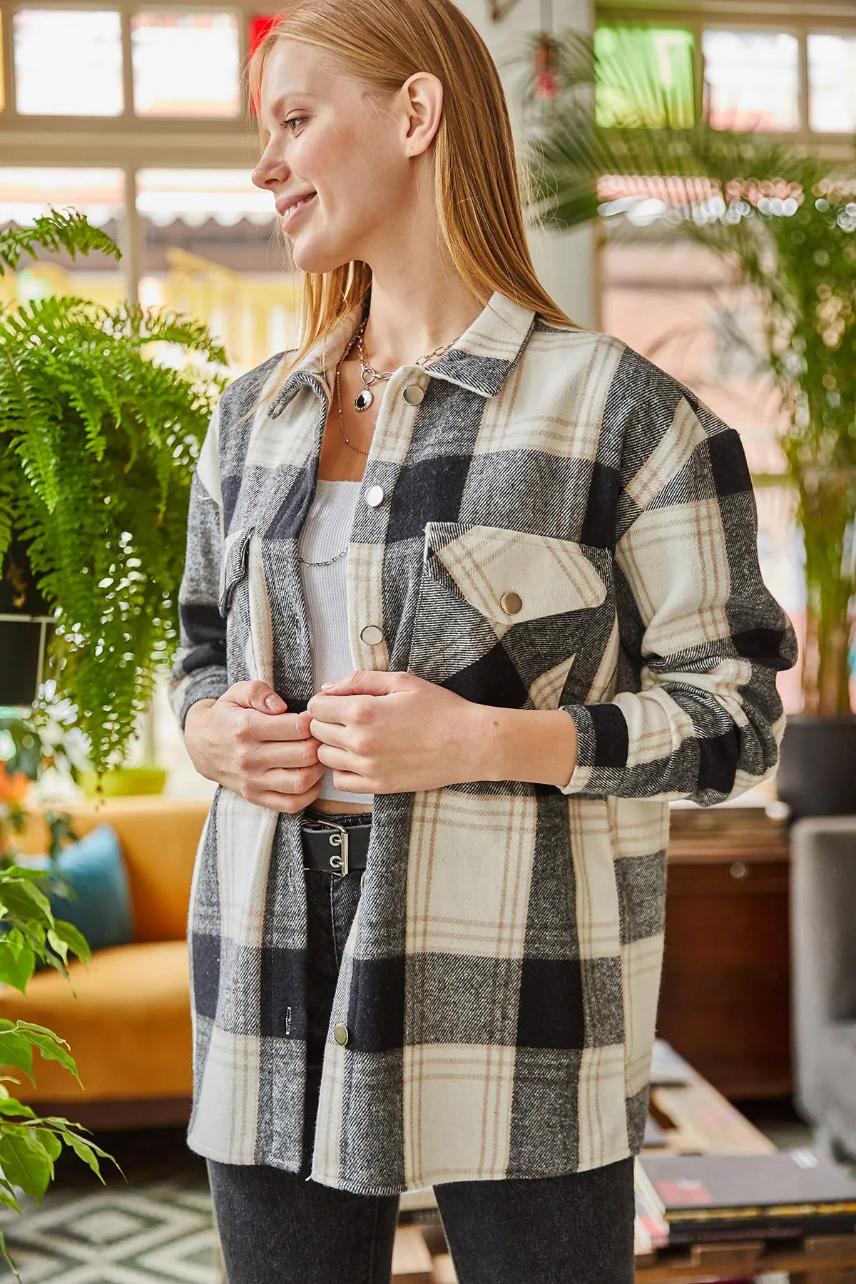 Olalook  Hemd - Schwarz - Relaxed Fit