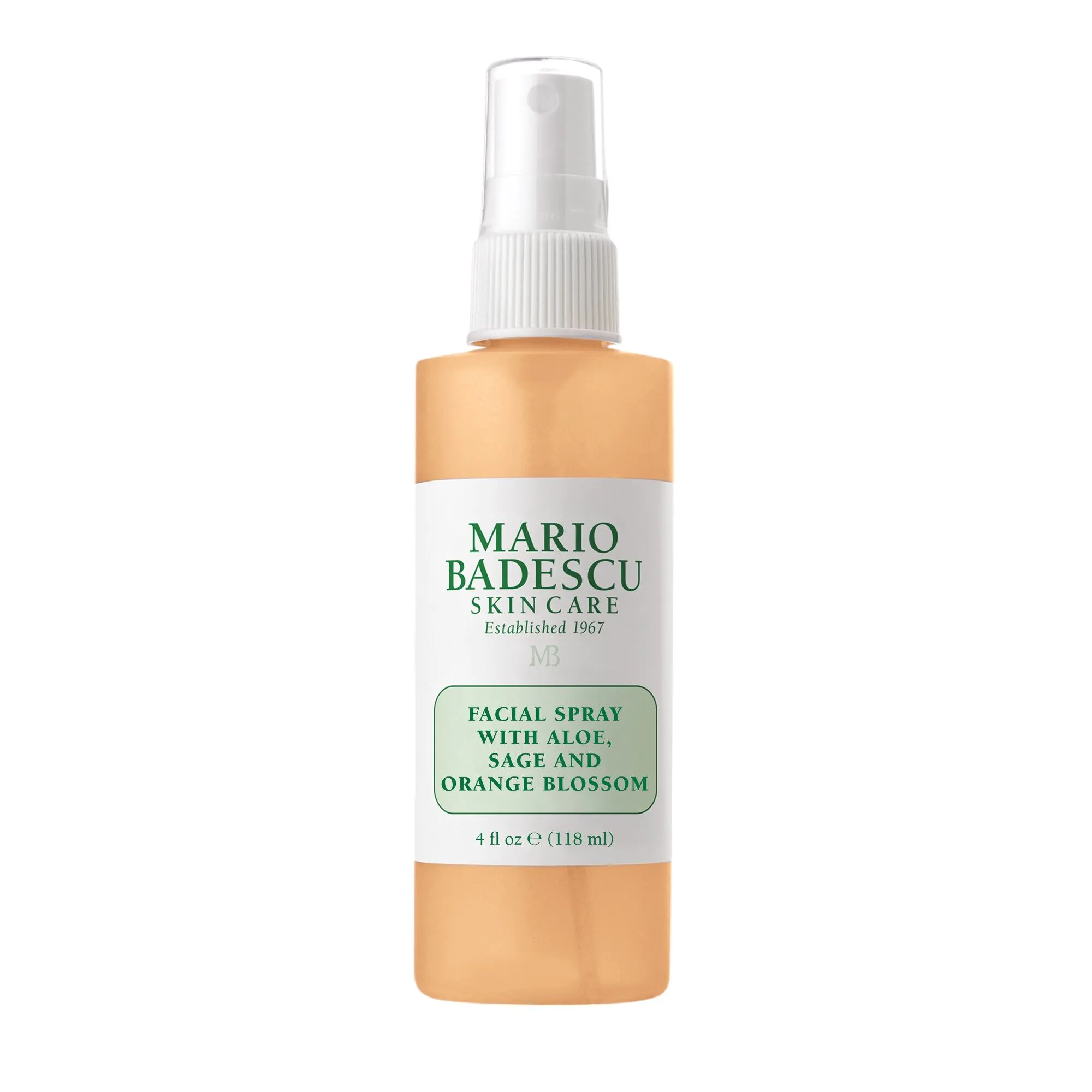 Mario Badescu veido purškiklis su alaviju, šalaviju ir apelsinų žiedais, 118 ml