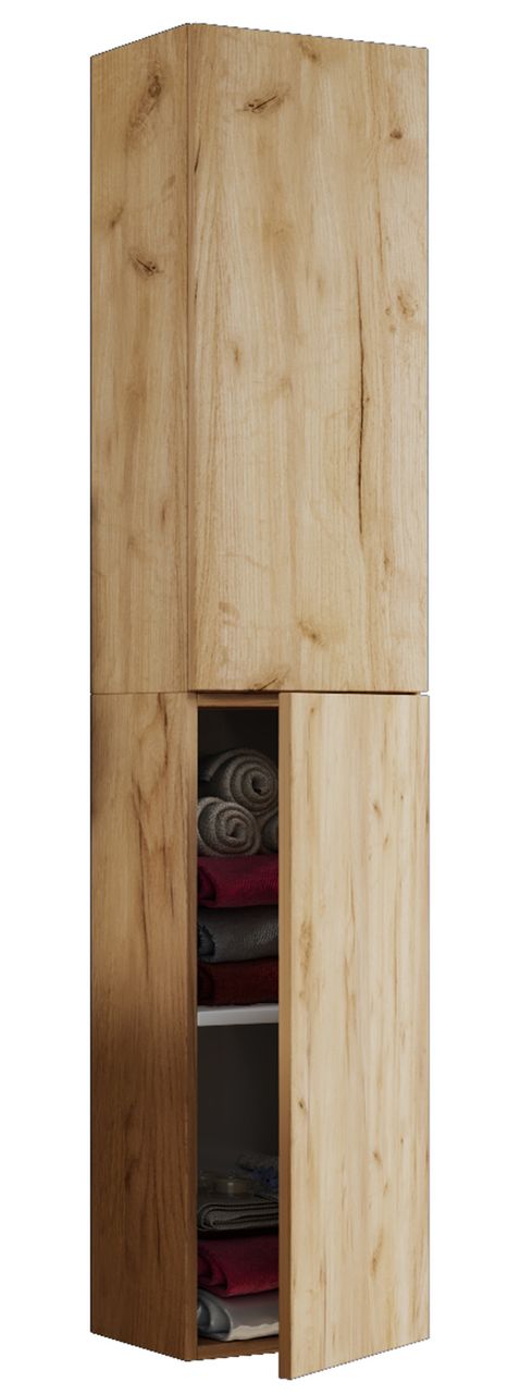 VCM Hochschrank Lendas Honig-Eiche
