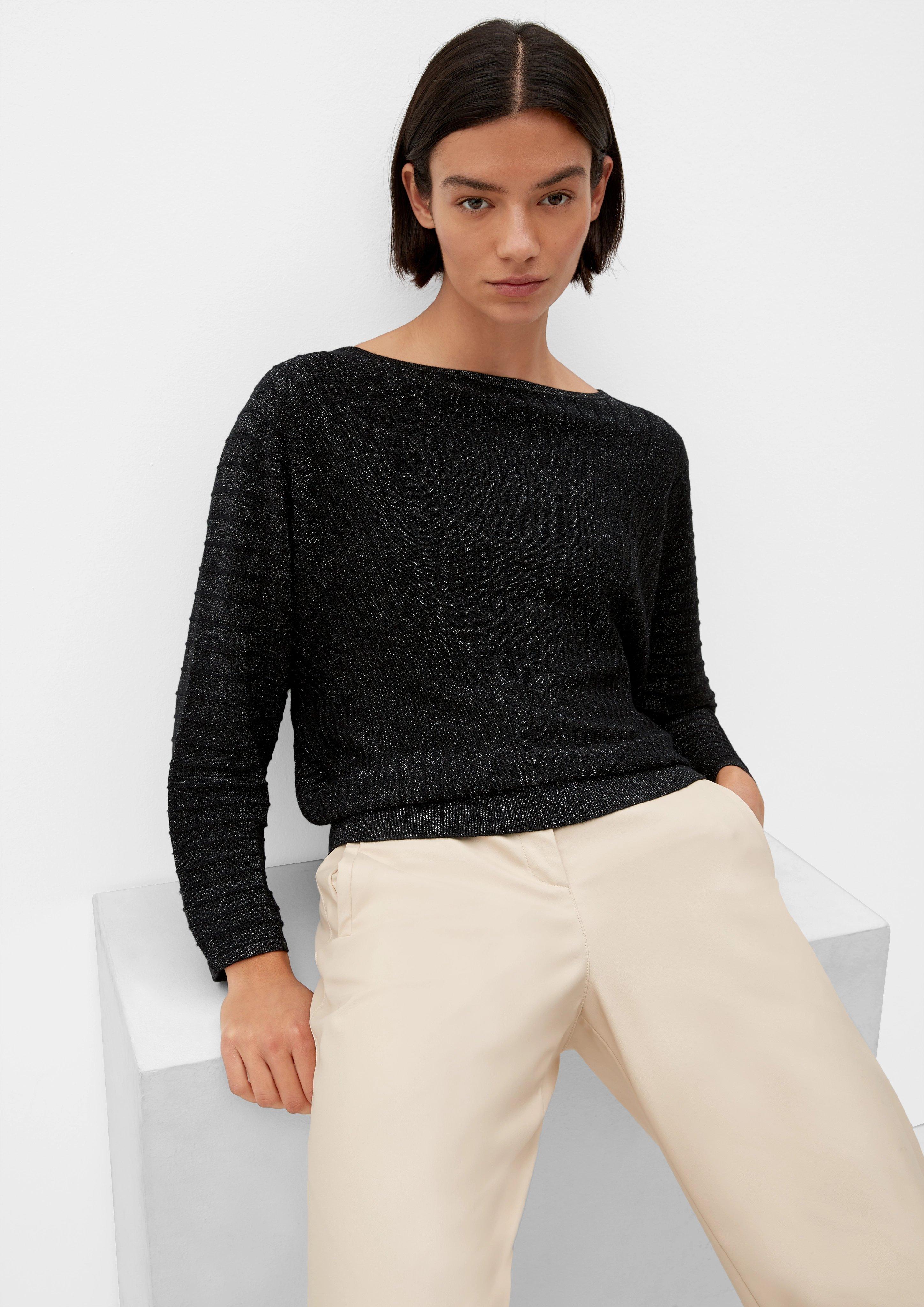 Strickpullover mit Glitzergarn  2122735-99X1