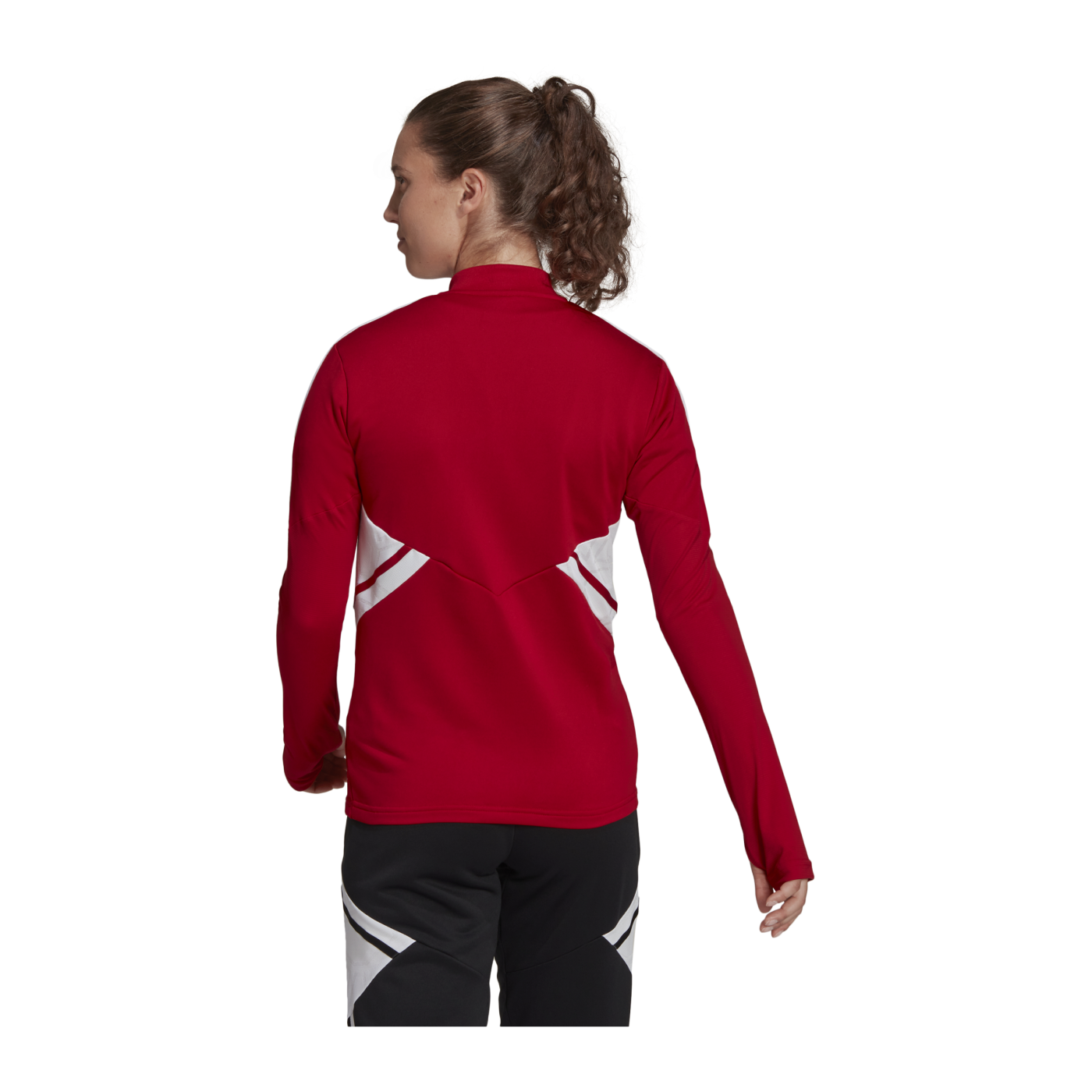 adidas Condivo 22 HalfZip Sweatshirt Damen Rot