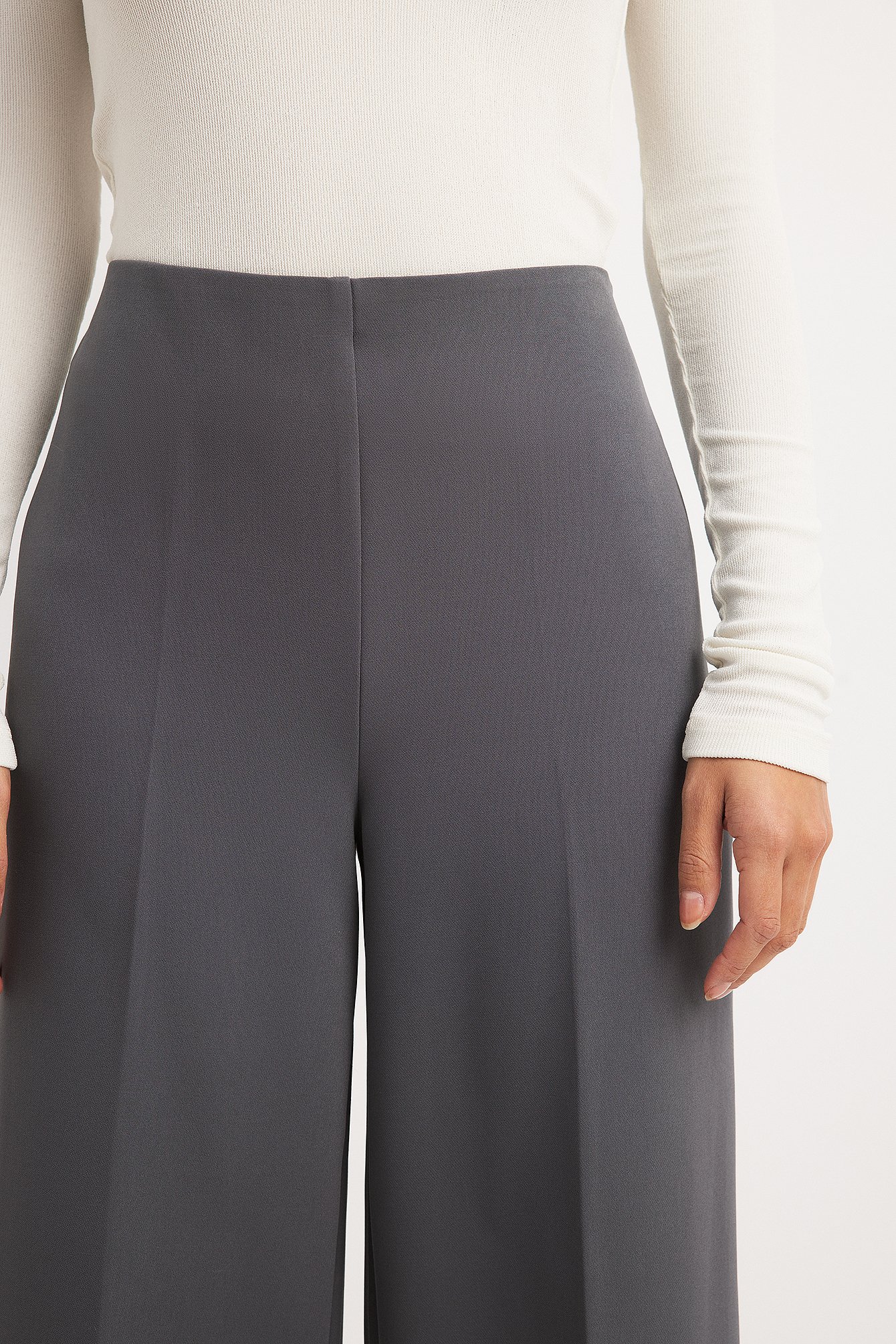 Culotte-Hose mit hoher Taille