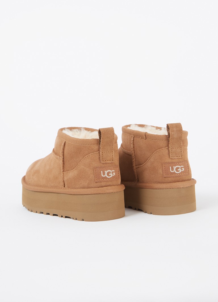 Ghete cu platformă UGG Classic Ultra Mini Suede