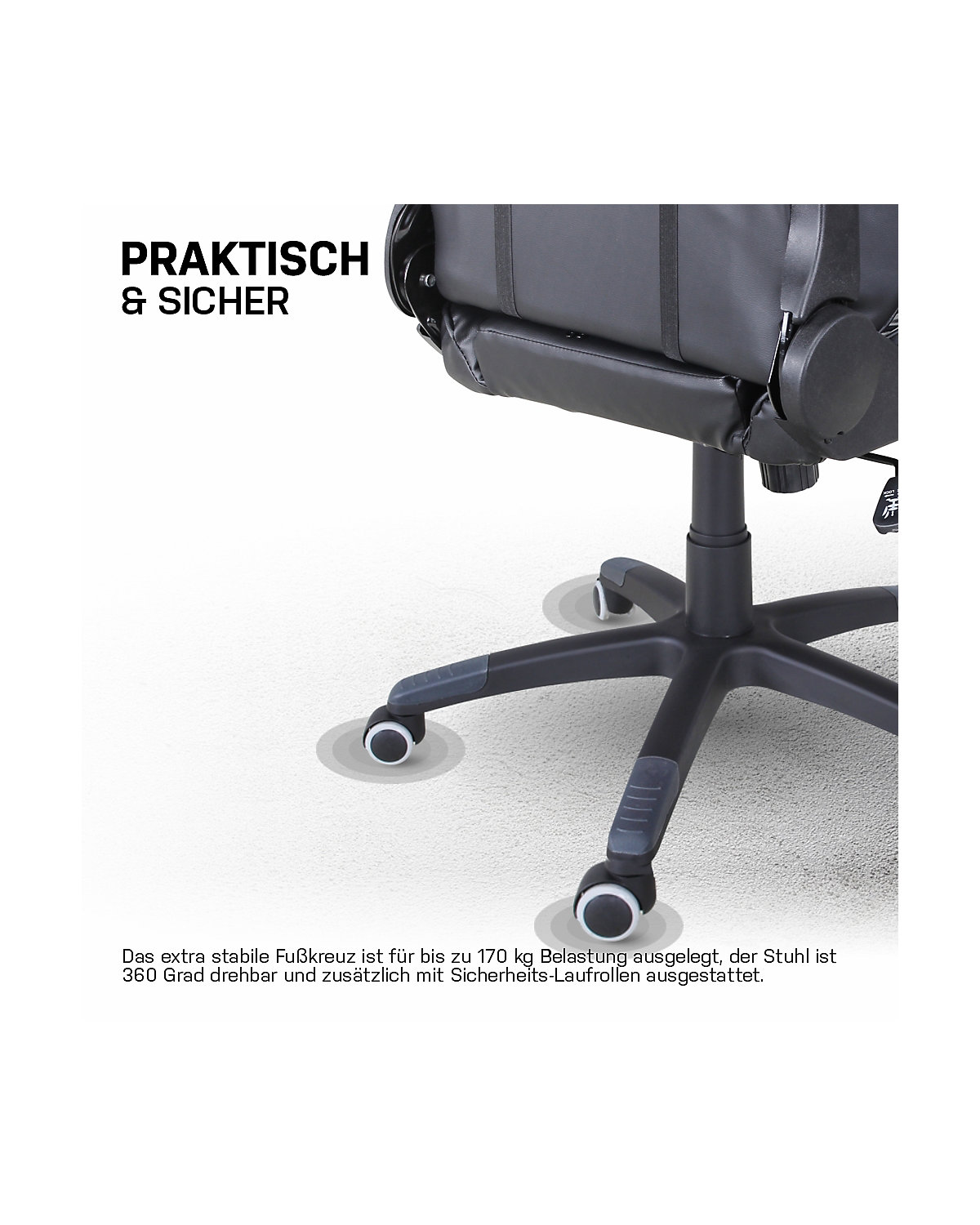 Gaming Stuhl DESTINY MG200 - Ergonomischer Racing Gaming Stuhl - Auch als RGB