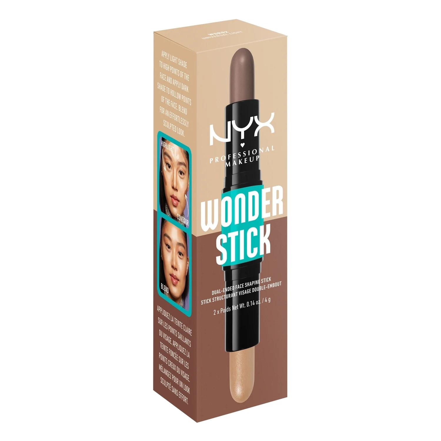 Viso Wonder Stick Dual-Ended Face Shaping Stick - Contouring Viso, Sublimatori e Illuminanti