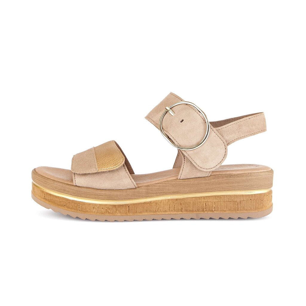 Gabor fashion Plateau Sandale beige