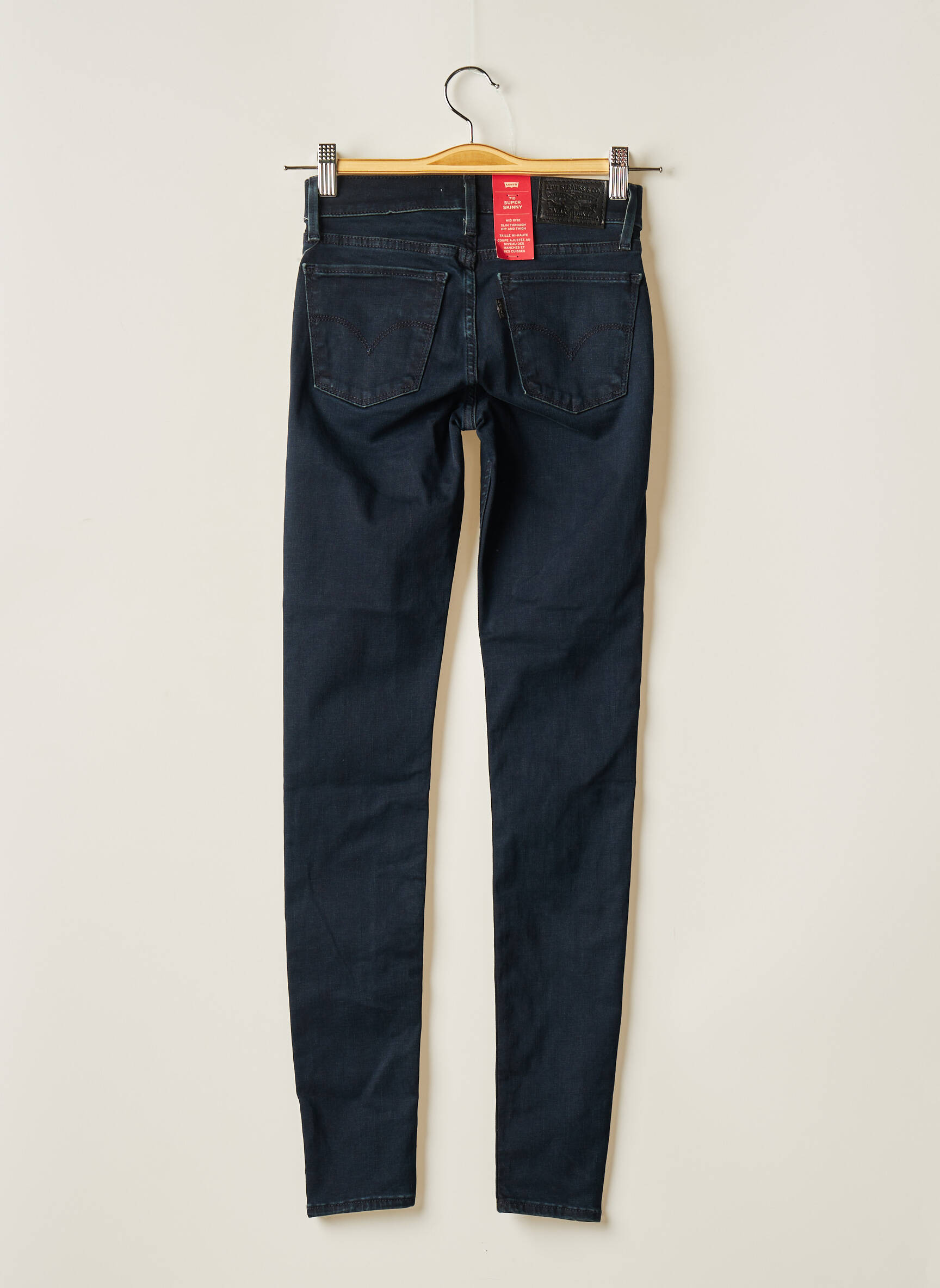 Levis Jeans Skinny Femme couleur bleu