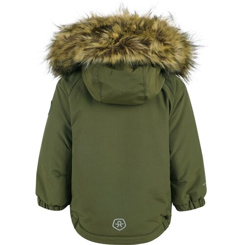 KINDER FUNKTIONSJACKE PARKA W. FAKE FUR, AF 10.000