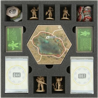 Feldherr Schaumstoff-Set für Fallout: New California Brettspielbox