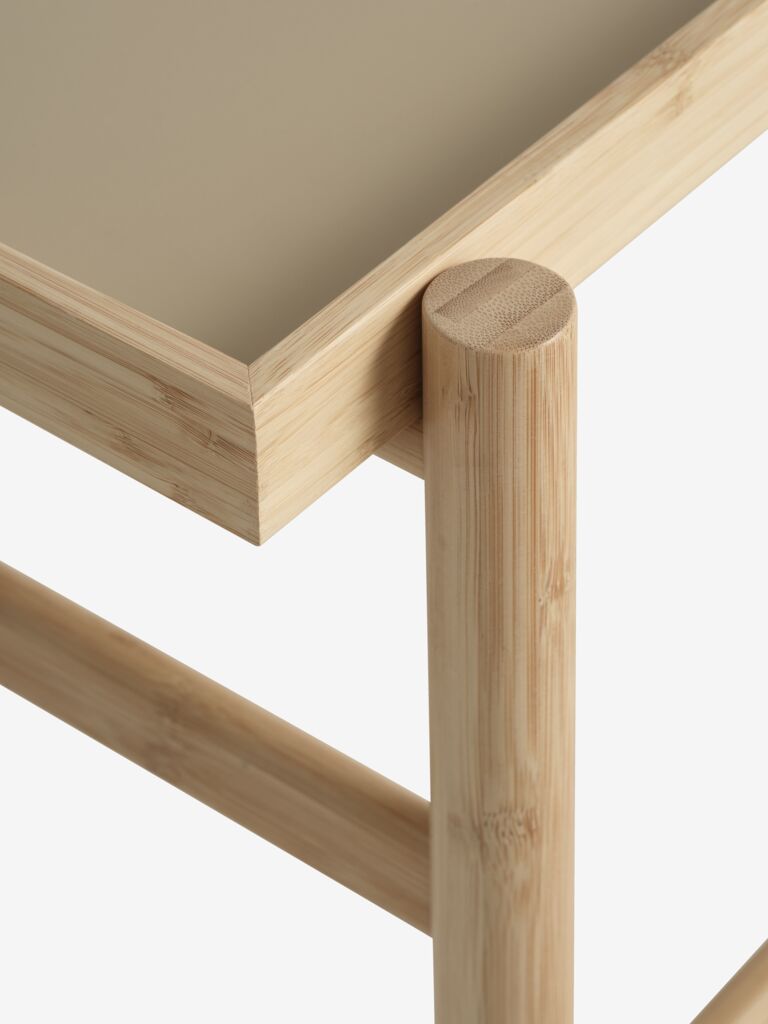 Mesa de canto STIGE STIGE 46×50 branco/natureza