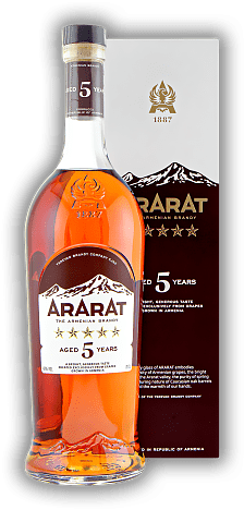 Ararat  5* Ararat  5*  Alter 5 J. - 0,7	 Liter - Vol 40%