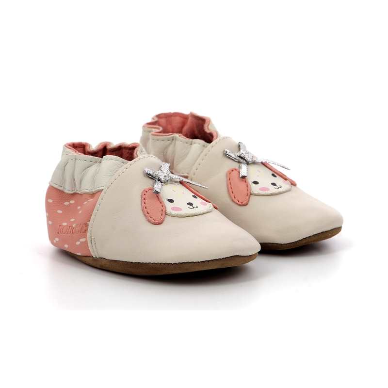 Chaussons cuir tannage vegetal Colorfull Dog