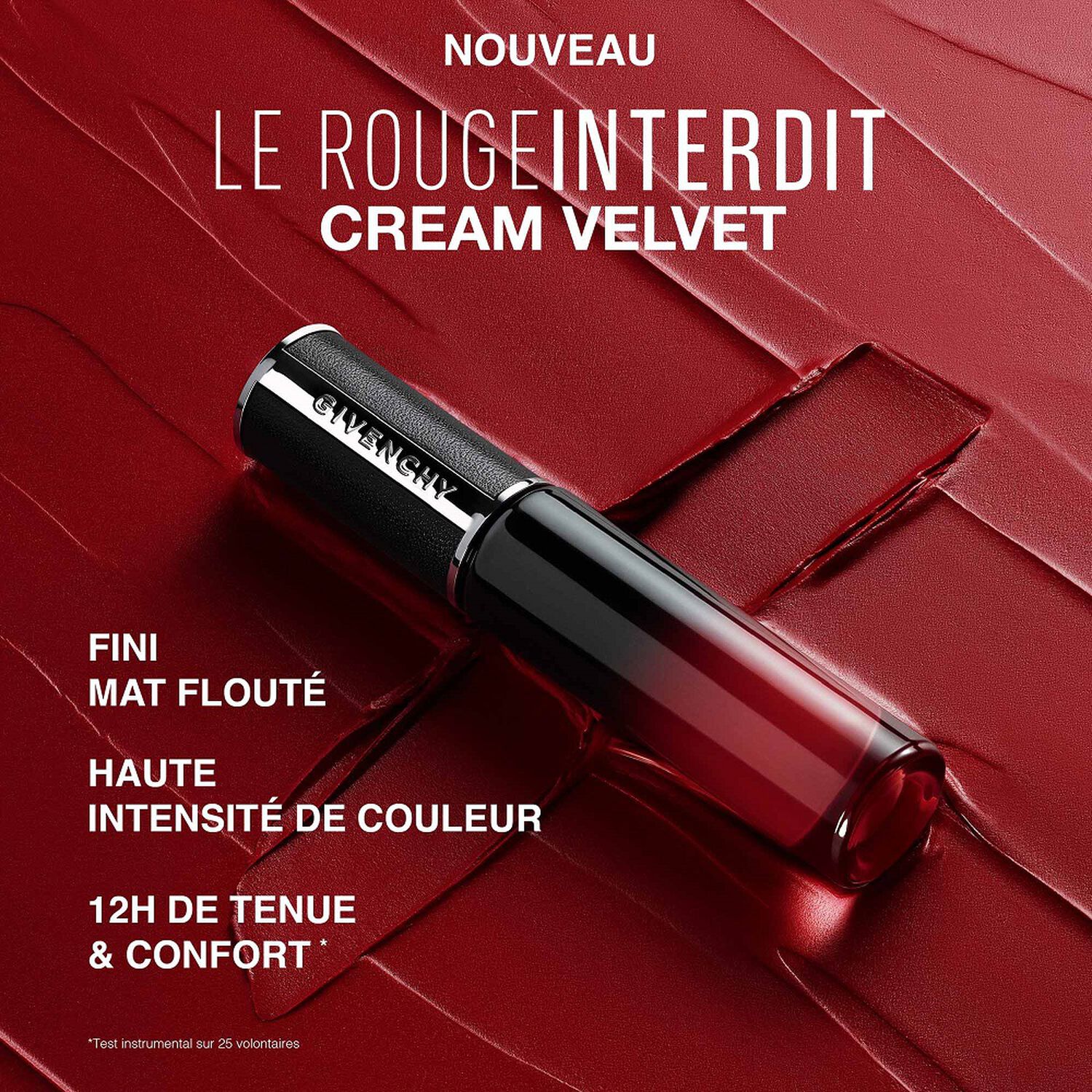 Givenchy Le Rouge Interdit Cream Velvet Rouge à Lèvres Mat Longue Tenue