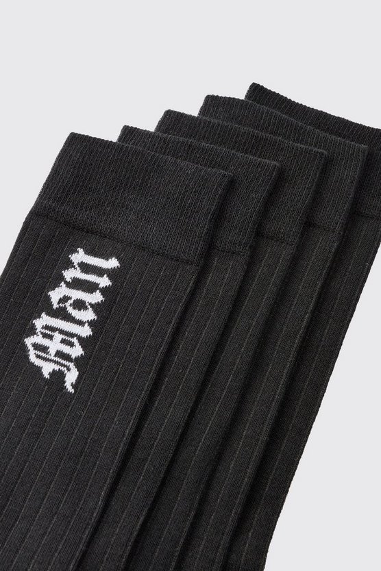 5er-Pack Gothic Man Sport-Socken