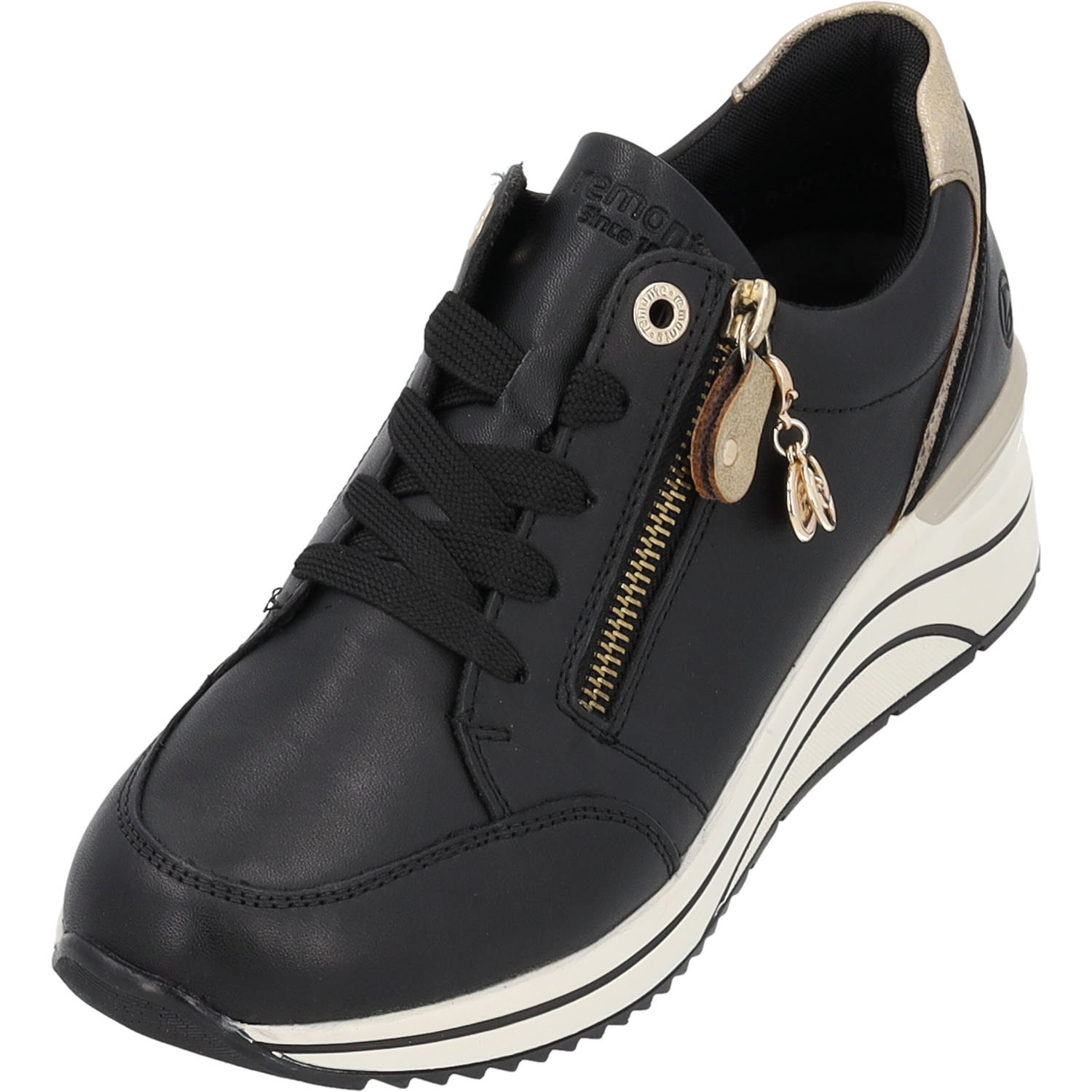 Remonte D0T03, Schnürschuhe, Damen, Schwarz