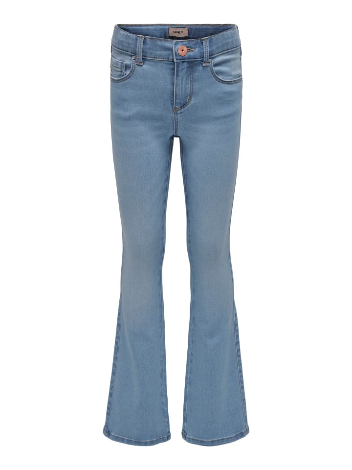 KIDS ONLY Schlagjeans KOGROYAL LIFE REG FLARED in light blue denim günstig kaufen