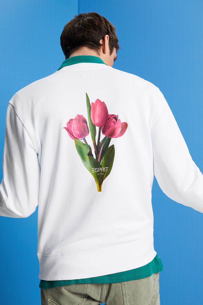 Sweatshirt mit Print auf der Rückseite