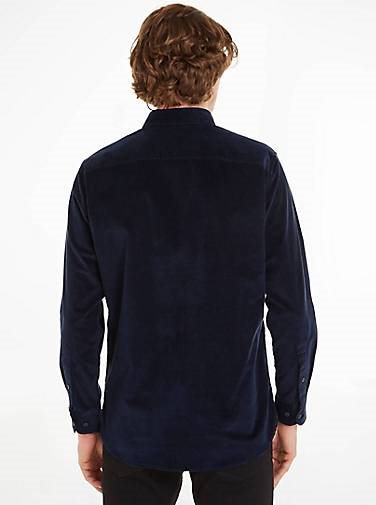 TOMMY HILFIGER Herren Cordhemd FLEX SOLID Regular Fit