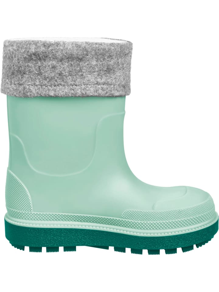 Playshoes Regenstiefel mit Futter in grün günstig kaufen