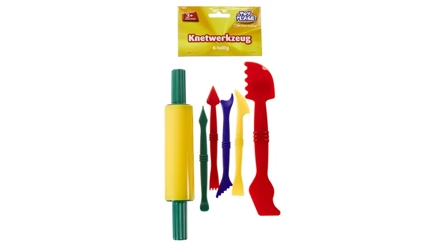Müller - Toy Place - Knetwerkzeugset, 6-teilig