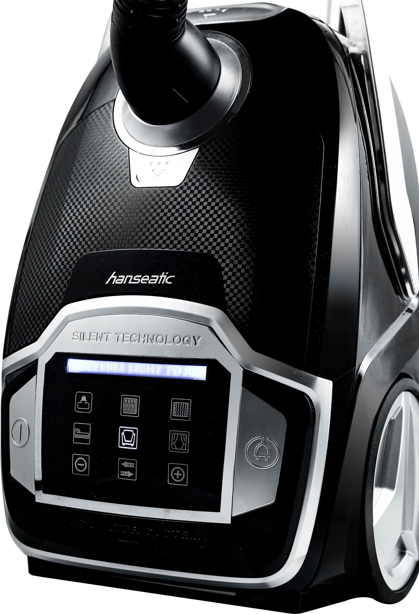 Hanseatic Bodenstaubsauger HVBBA8008EU, 800 W, mit Beutel, mit einem wiederverwendbarem Staubbeutel