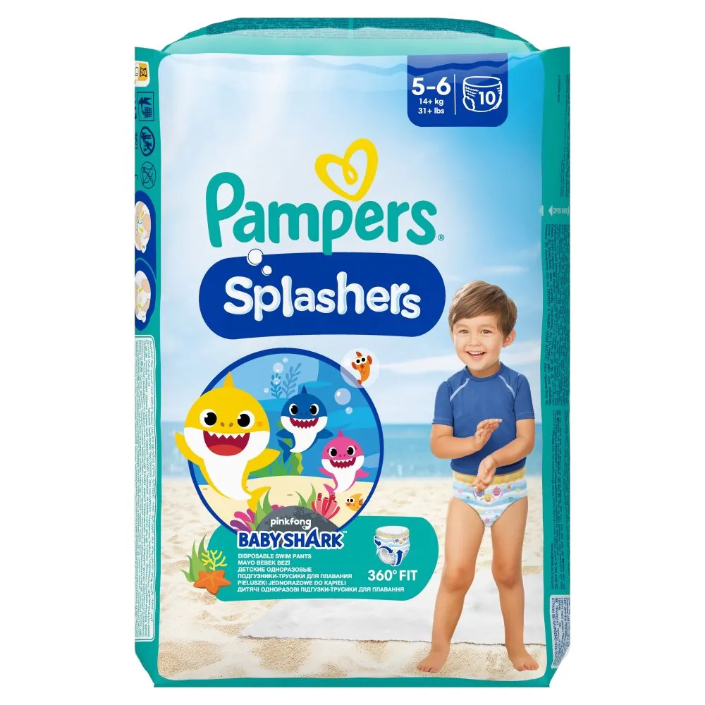 Pampers Pants Splashers Baby Shark pelene veličina 5