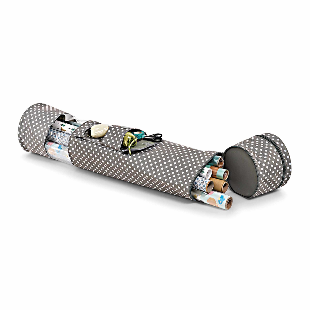 Geschenkpapier-Organizer grau