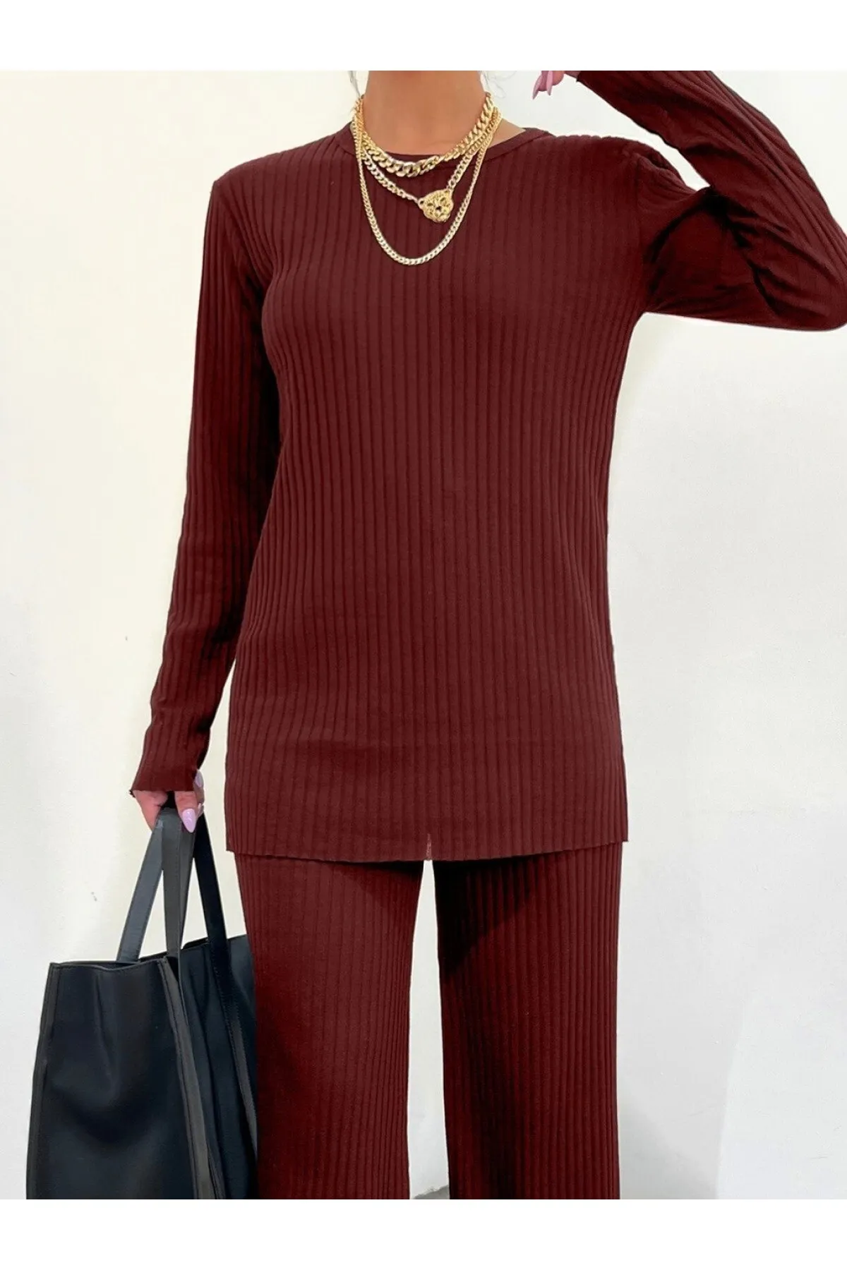 Modamorfo  Camisole-Set mit Rundhalsausschnitt