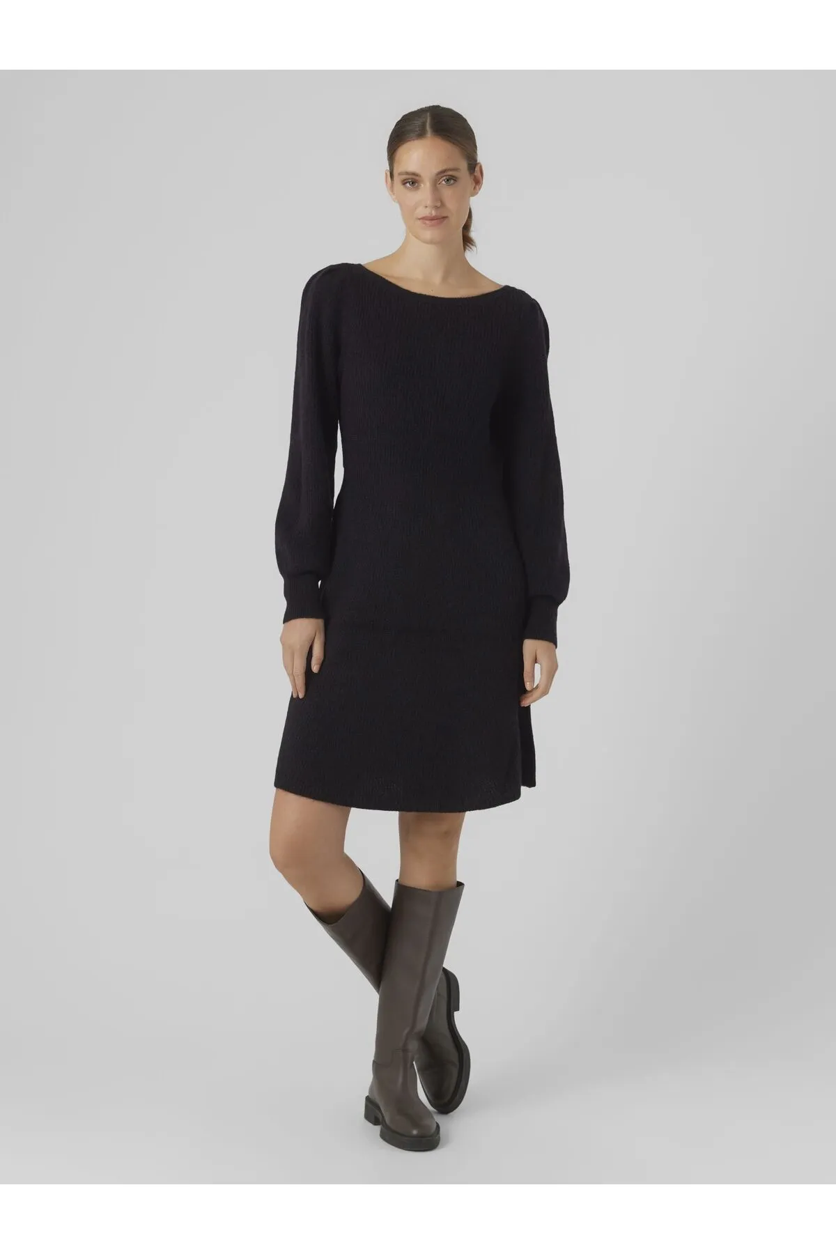 Vero Moda  Strickkleid VMFLAVOUR LS ABK DRESS GA EXC