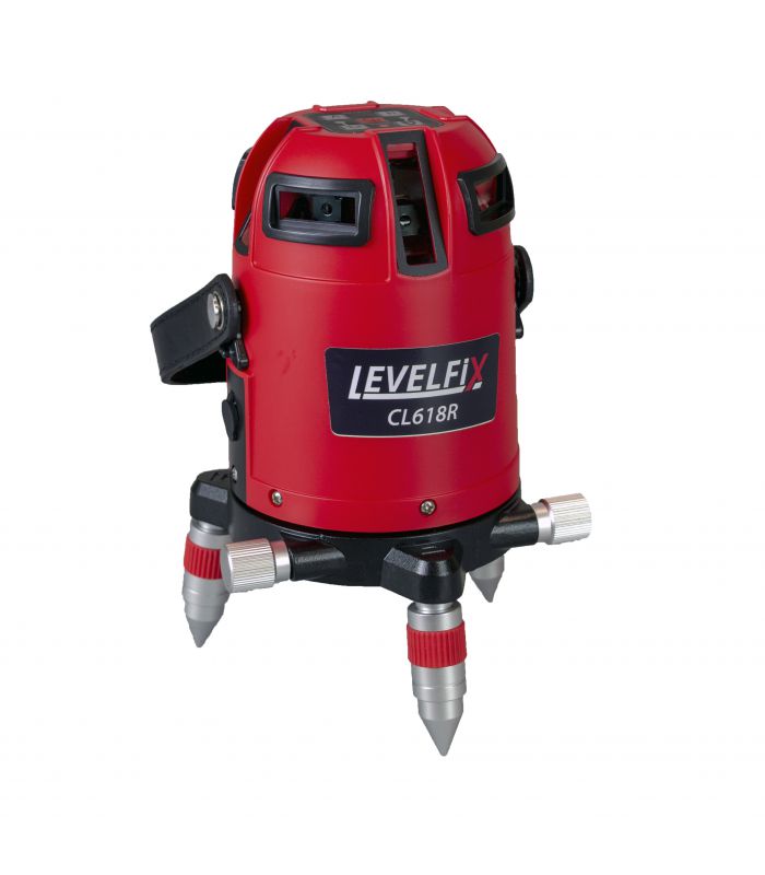 Levelfix 554030 CL618R motorizirani večlinijski laser, rdeč