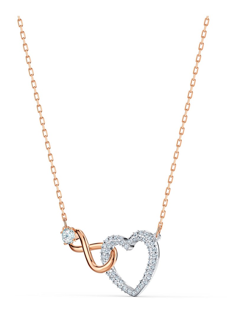 Collana Swarovski con pendente e cristallo