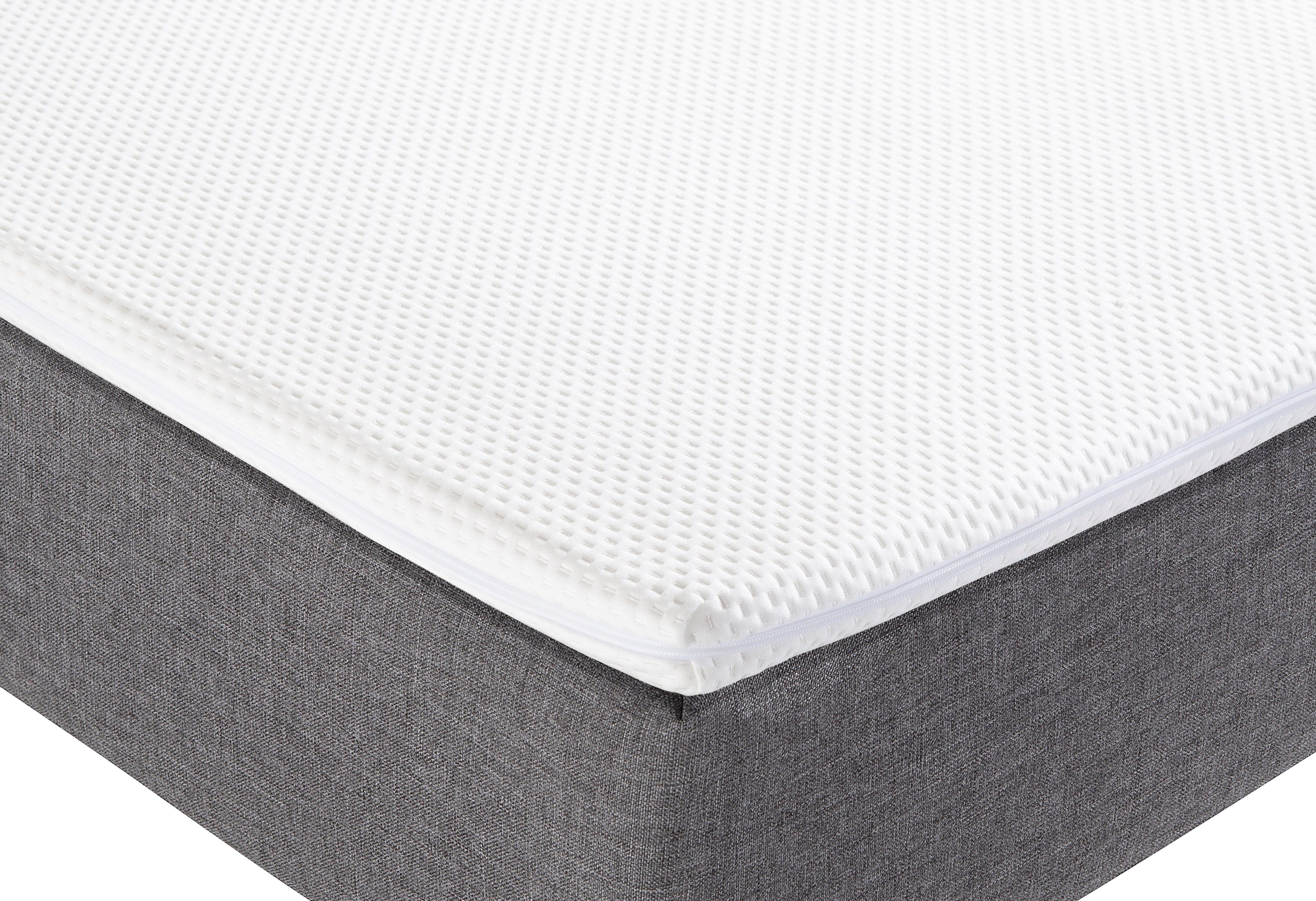 Topper Queens für Matratzen & Boxspringbetten in 90x200 und weiteren Größen, my home, 5 cm hoch, Viscoschaum, Visco-Topper mit feuchtigkeitsregulierendem TENCEL™ Lyocell-Bezug