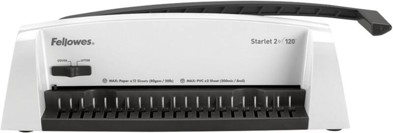 Fellowes Starlet 2  Manuell Plastik-Bindegerät 120 Blatt