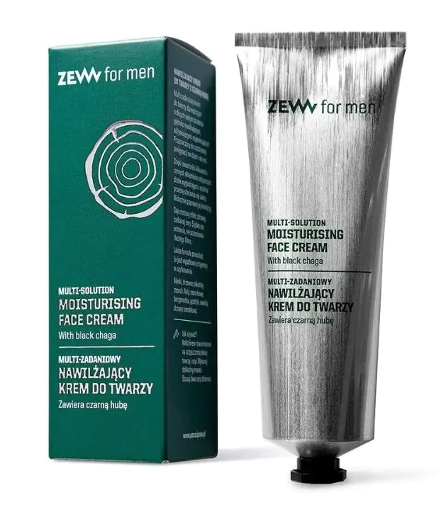 Zew For Men Πολυλειτουργική, Ενυδατική Κρέμα Προσώπου με Μαύρο Μύκητα