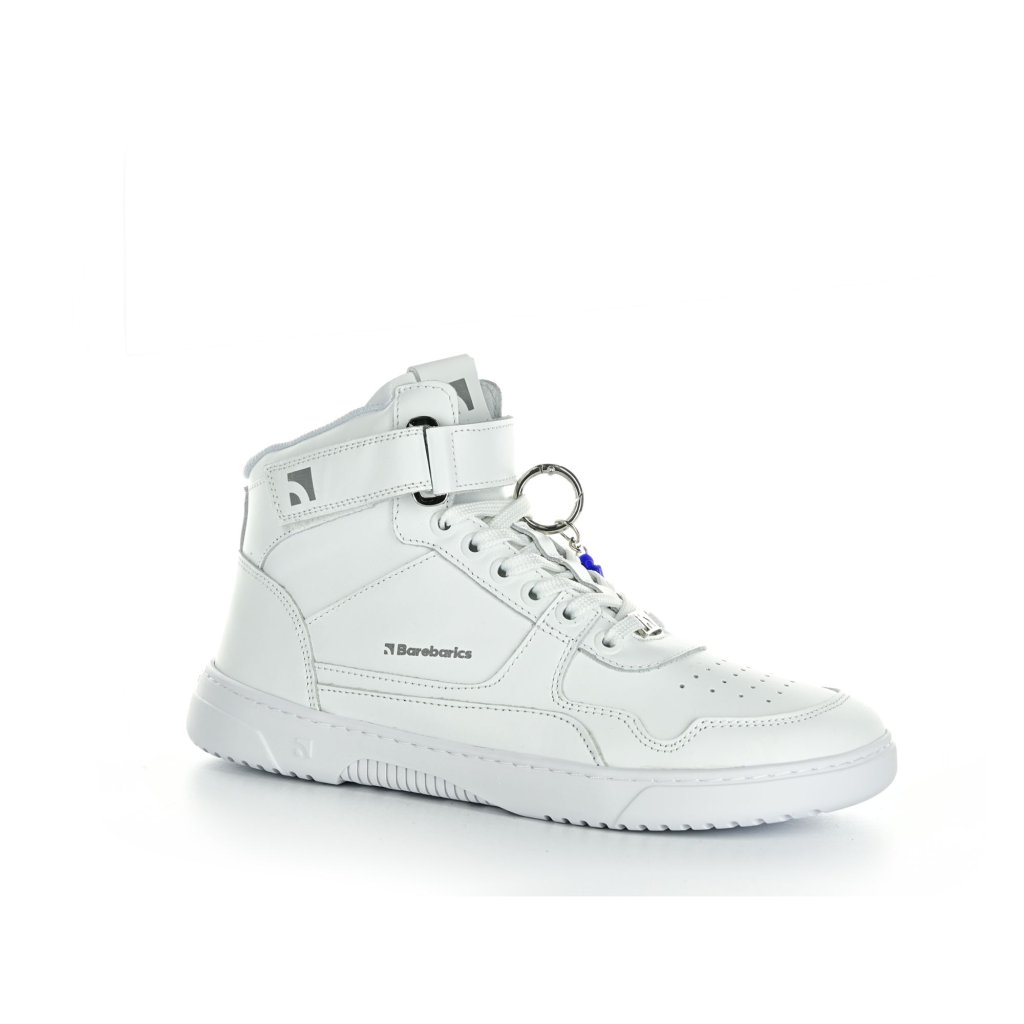 Be Lenka Barebarics Zing High Top All White knöchelhohe Barfußsneakers
