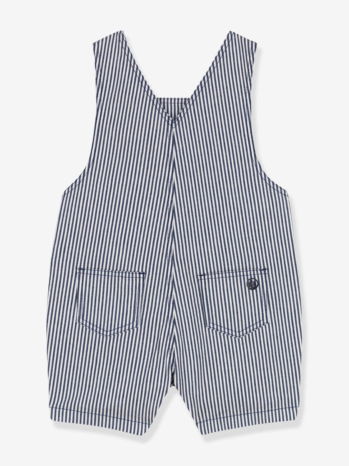 Salopette courte PETIT BATEAU bleu