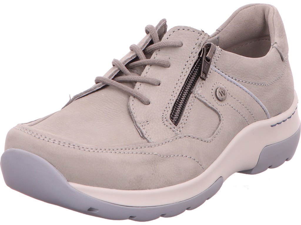 WOLKY Freizeit Schnürer grau Schnürhalbschuh Damen Grau Neu Ska