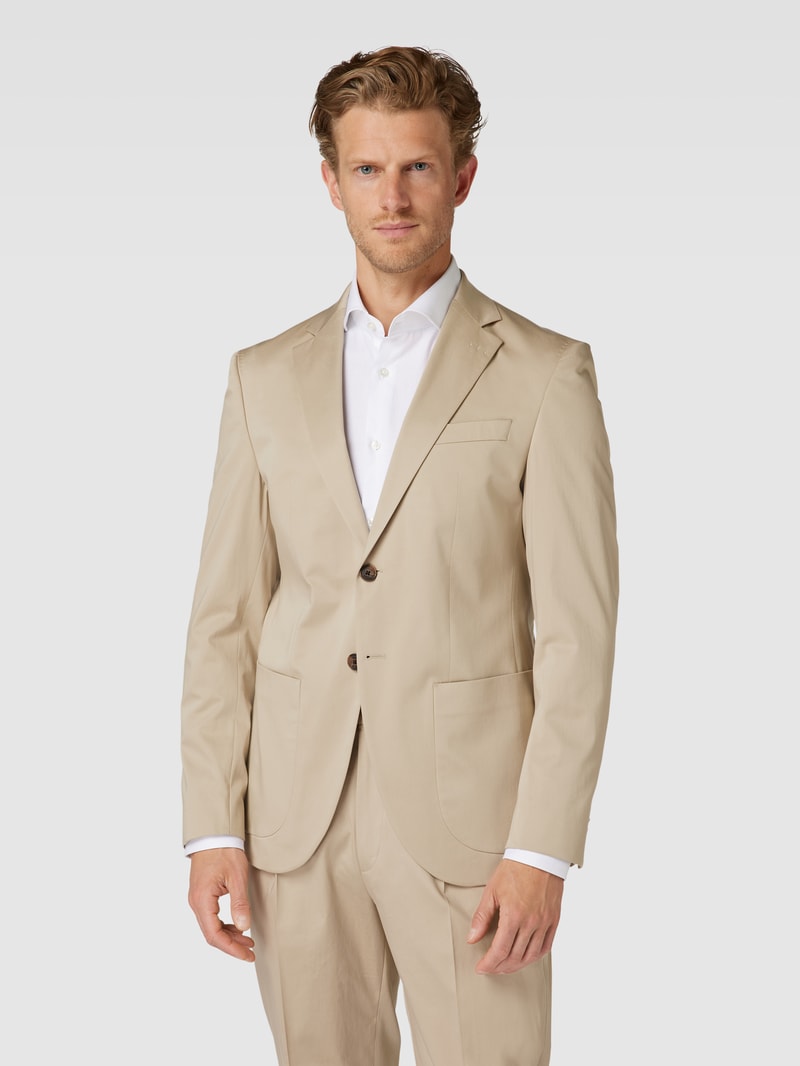 2-Knopf-Sakko mit Reverskragen Modell 'Dash' in beige